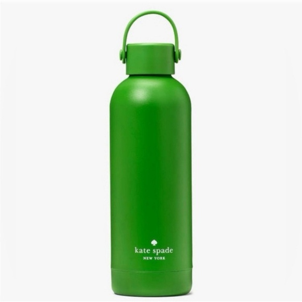 Kate Spade New York insulated stainless steel water bottle in green